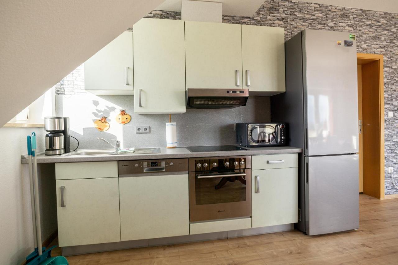 Schone Ferienwohnung In Der Sachsischen Schweiz Stolpen Bagian luar foto